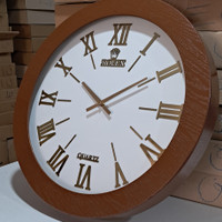 ساعت دیواری چوبی جدید بسیار زیبا با دو سال گارانتی