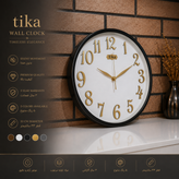 ساعت دیواری TIKA مدل 30208 | مدرن ۳۲ سانتیمتر با بدنه ABS درجه یک
